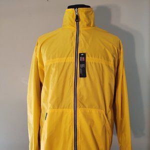 KOMAN SPORT REVERSIBLE MEN'S GOLD COAT JACKET - SIZE LARGE